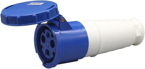 Waterproof 63A/125A Industrial Plug Connector 3-core 4-core 5-Hole Aviation Socket Male and Female Docking IP67(3-core63Aconnector) in Saudi Arabia