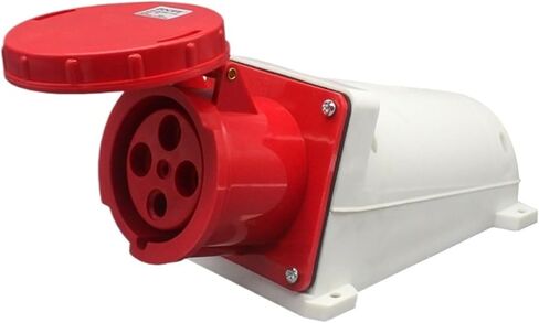 Waterproof 63A/125A Industrial Plug Connector 3-core 4-core 5-Hole Aviation Socket Male and Female Docking IP67(3-core63Aconnector) in Saudi Arabia