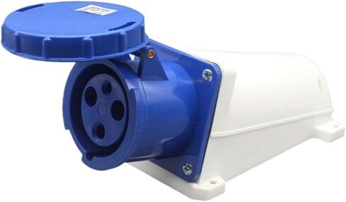 Waterproof 63A/125A Industrial Plug Connector 3-core 4-core 5-Hole Aviation Socket Male and Female Docking IP67(3-core63Aconnector) in Saudi Arabia