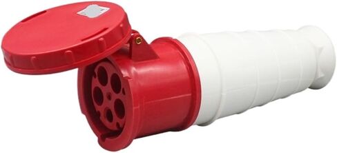Waterproof 63A/125A Industrial Plug Connector 3-core 4-core 5-Hole Aviation Socket Male and Female Docking IP67(3-core63Aconnector) in Saudi Arabia