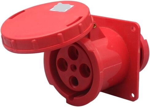 Waterproof 63A/125A Industrial Plug Connector 3-core 4-core 5-Hole Aviation Socket Male and Female Docking IP67(3-core63Aconnector) in Saudi Arabia