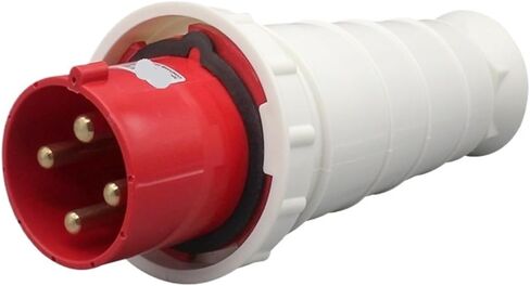 Waterproof 63A/125A Industrial Plug Connector 3-core 4-core 5-Hole Aviation Socket Male and Female Docking IP67(3-core63Aconnector) in Saudi Arabia