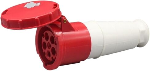 Waterproof 63A/125A Industrial Plug Connector 3-core 4-core 5-Hole Aviation Socket Male and Female Docking IP67(3-core63Aconnector) in Saudi Arabia