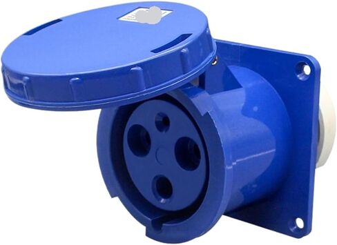 Waterproof 63A/125A Industrial Plug Connector 3-core 4-core 5-Hole Aviation Socket Male and Female Docking IP67(3-core63Aconnector) in Saudi Arabia