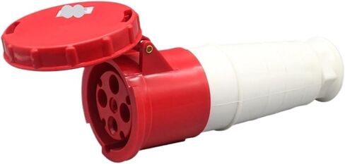 Waterproof 63A/125A Industrial Plug Connector 3-core 4-core 5-Hole Aviation Socket Male and Female Docking IP67(3-core63Aconnector) in Saudi Arabia