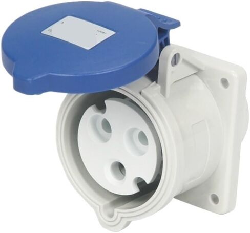 16A32A Aviation Industry Plug Socket 3-pin 4-pin 5-pin Male Female Docking Connector Without Wire(4-core16Asurface-mountedsocket) in Saudi Arabia