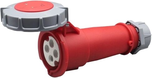 Connector Industrial Plug Docking Male and Female 3-core 4-core 5-Hole Waterproof IP67 Aviation Socket 16A/32A(5-core32Asurface-mountedsocket) in Saudi Arabia