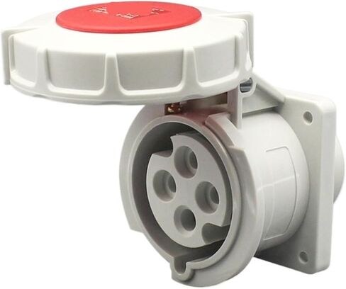 Connector Industrial Plug Docking Male and Female 3-core 4-core 5-Hole Waterproof IP67 Aviation Socket 16A/32A(5-core32Asurface-mountedsocket) in Saudi Arabia