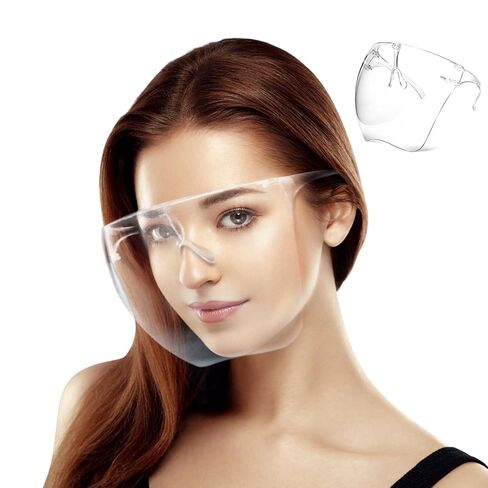 SAVILAND Nail Face Mask for Nail Drill: Salon Clear Visibility & Comfortable Wear Full Face Mask Splash Resistant Quicker Anti Fog Nail Art Tools for Nail Artists Enthusiasts Technicians Salon Studio in Saudi Arabia