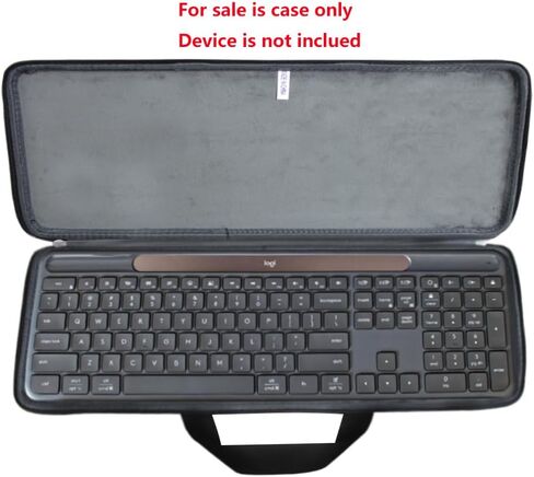 حقيبة سفر صلبة من Hermitshell لجهاز Logitech Signature Slim Solar + لوحة مفاتيح بلوتوث لاسلكية K980 (حافظة فقط) in Kuwait