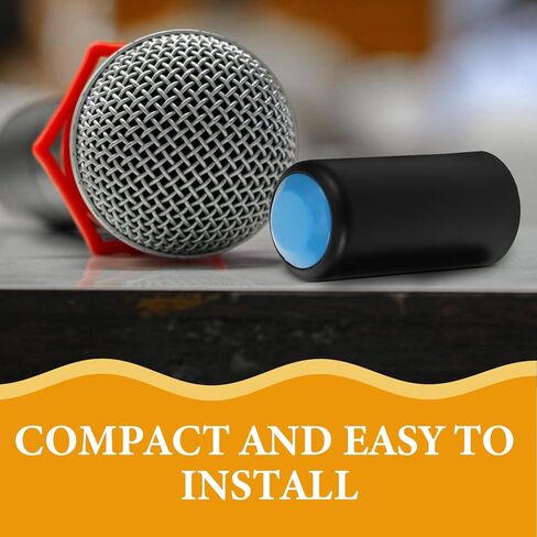 أغطية بطارية ميكروفون SUPVOX قطعتين بديلة متوافقة مع Shure Pgx2 Slx2 Pg58 Beta58 غطاء واقٍ للميكروفون اللاسلكي للأداء والتسجيل in Kuwait