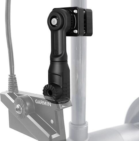 حامل عمود محول الطاقة 0 درجة متوافق مع Garmin LiveScope LVS34 LVS32 LVS62 وLowrance AT2، ألومنيوم مصبوب صلب بأكسيد الألومنيوم، حامل محرك التصيد لضبط وضع العرض ثلاثي بدون أدوات (منفرد) in Kuwait