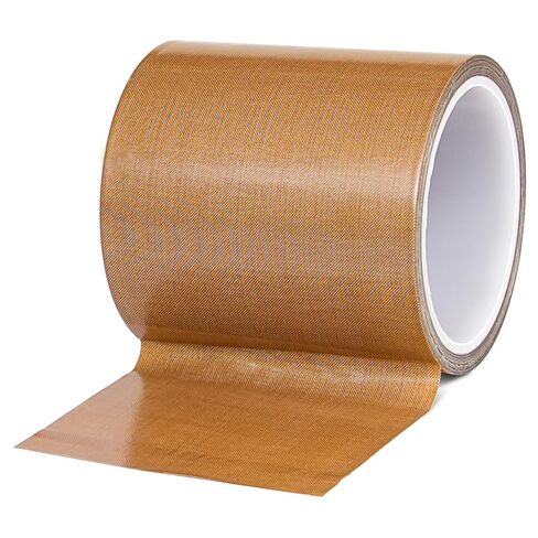 STKPACK Teflone Glass Cloth Tape (1 inch x 33 Feet x 0.18mm), High Temperature PTFE Heat Resistant Adhesive Tape Non-Stick Surface for Vacuum Sealer Machine, Heat Press, Packaging, Electrical Use in Saudi Arabia