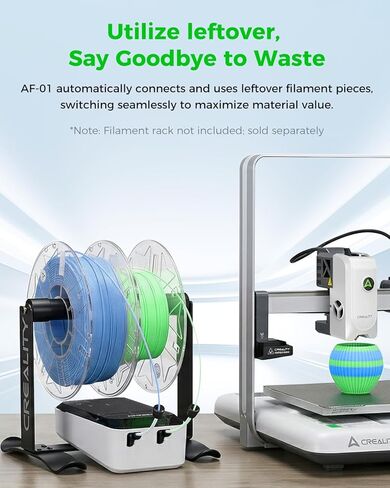 Creality Official Automated Filament Feeder, Auto Refill 3D Printer Filament Buffer, Automatic Feeding System, Reuse Leftovers, Multi-Color Printing, Compatible with Most FDM 3D Printers in Kuwait