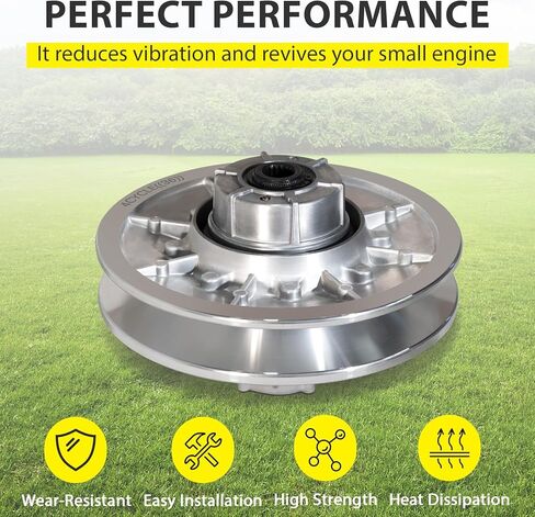 Secondary Rear Driven Clutch for EZGO Gas Golf Cart 4-Cycle 1991-2009 & 2-Cycle 1989-1994, 36 Degree High Torque Clutch Replace OEM# 26301-G01, 26301-G02; 25244G1; 25632G01/G02/G03 in Kuwait