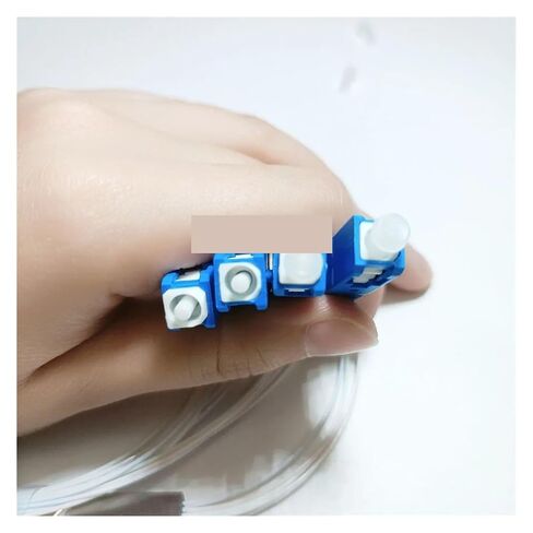 UPC 1X2 1X4 1X8 1X16 1X32 PLC 0.9 مللي متر G657A1 PVC 1m FTTH مقسم الألياف البصرية FTTH وضع واحد (10 قطعة 1X4) in Kuwait