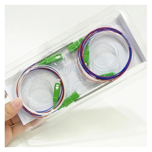 20 Pieces/lot SC/Angled Physical Contact Fiber Optic FBT Splitter with Connector 1x2 0.9mm(10-90) in Kuwait