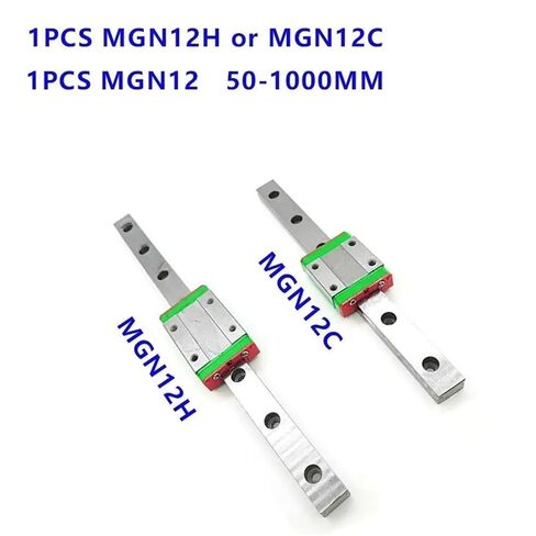 MGN12 1* Rail Guide 100 150 200 250 300 350 405mm + 1Pcs Linear Block(350mm) in Saudi Arabia