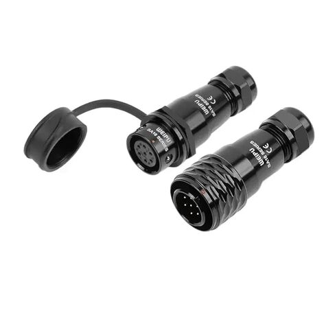 A1610/P SA1611/S مقاوم للماء إشارة الطاقة موصل SA16 2 3 4 5 7 9 10Pin ذكر أنثى المقبس التثبيت السريع (9pin ذكر التوصيل) in Kuwait