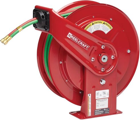 Reelcraft TWHD74085-OLPT - 1/4" x 85 ft. Twin Line Welding Hose Reel T-Grade in Kuwait