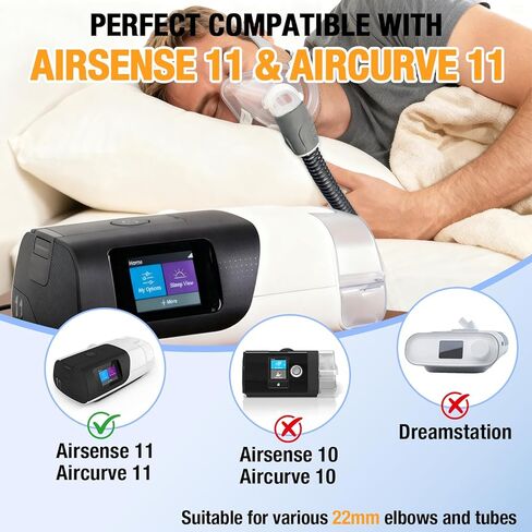Replacement Heated CPAP Tubing Compatible with Airsense 11 and Aircurve 11 Machines, Climate-Line Air Hose, Includes 20 Replacement Filters CPAP Supplies in Kuwait