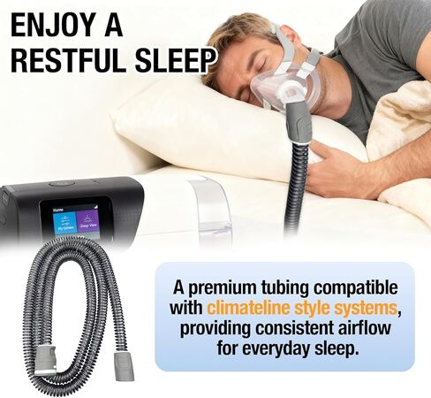 Replacement Heated CPAP Tubing Compatible with Airsense 11 and Aircurve 11 Machines, Climate-Line Air Hose, Includes 20 Replacement Filters CPAP Supplies in Kuwait