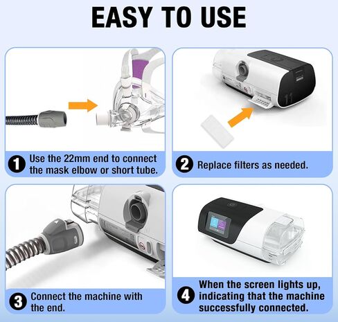 Replacement Heated CPAP Tubing Compatible with Airsense 11 and Aircurve 11 Machines, Climate-Line Air Hose, Includes 20 Replacement Filters CPAP Supplies in Kuwait