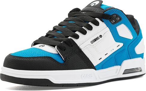 Osiris Men's Peril Skate Shoe, Grey/Black/Red, 11.5 in Kuwait