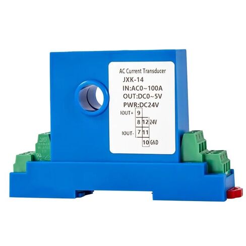 أمبير محول محول الحالي الارسال 4-20ma الناتج الاستشعار DC24V 1 قطعة (فتحة 8 مللي متر ، AC0-30A) in Kuwait