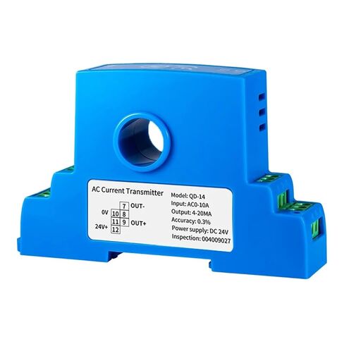 Current Transducer AC 0-100A 0-150A to 0-5V 0-10V Output Transmitter 1Pcs(8mm,AC 0-10A,0-10V Output) in Saudi Arabia