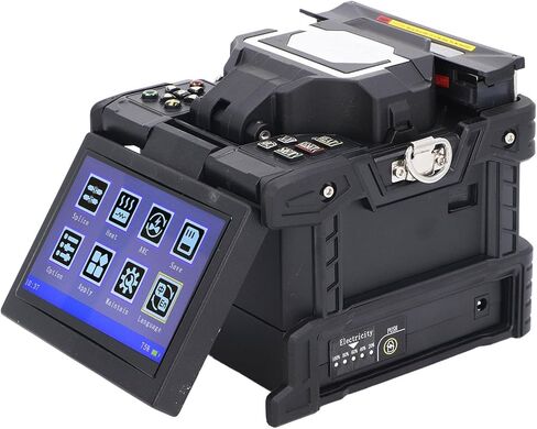 ماكينة الربط الضوئية الأوتوماتيكية ذات التسخين السريع 400X مع ضوء LED لمحطات عمل الألياف in Kuwait