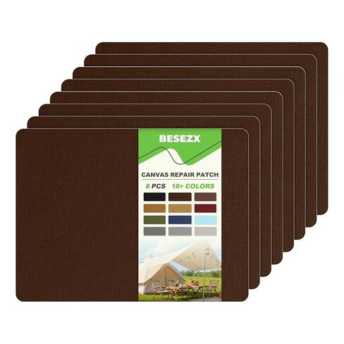 Besezx Canvas Repair Tape,Outdoor Gear Patch, 3x79 Inches,Waterproof Self-Adhesive Fabric Repair Tape for Repairing Boat Covers,Sun Shades,Sofas,Tents,Lounge Chairs,Awnings (Khaki) in Kuwait