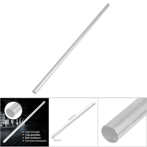 Kikumi Bearing Steel Cylinder Rail Linear Shaft Straight Round Bar 12 mm Diameter (400 mm) in Kuwait