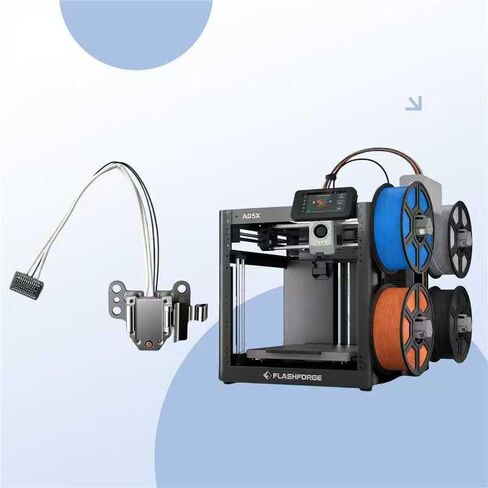 مجموعة تسخين AD5X Hotend لطابعة Flashforge AD5X ثلاثية الأبعاد، تسخين Hotend المكون الأصلي مع خرطوشة سخان ومستشعر درجة الحرارة الثرمستور ومشبك معدني، ملحقات أجزاء طارد الطابعة ثلاثية الأبعاد in Kuwait