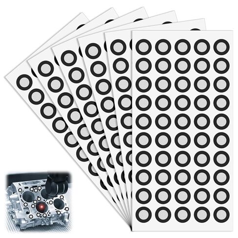 300pcs 3D Scanning Marker for 3D Scanners, High Reflective Positioning Dots for 3D Scanners,Adhesive Scan Marker Stickers, 3D Markers for Enhanced Scan Precision(10mm&6mm) in Kuwait