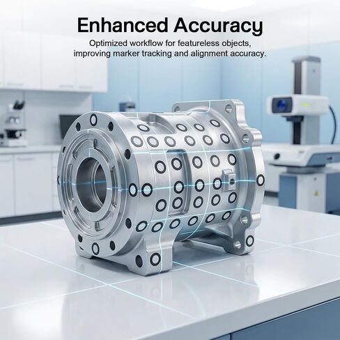 300pcs 3D Scanning Marker for 3D Scanners, High Reflective Positioning Dots for 3D Scanners,Adhesive Scan Marker Stickers, 3D Markers for Enhanced Scan Precision(10mm&6mm) in Kuwait