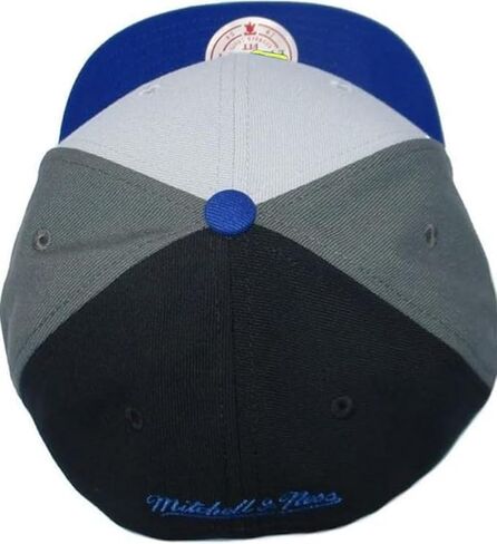 Mitchell & Ness MLB Seattle Mariners Triple Play Liberty Snapback Adjustable Hat Cap - Gray/Team Colors in Kuwait