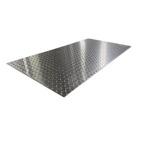 .125" Aluminum Diamond Plate Polished, 24" x 48", 1/8th inch Thick, 3003 Alloy - Garages, Trailers, Workbench, Projects in Kuwait