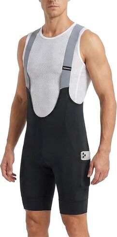 Przewalski Men's Cycling Bib Short 4D Padded Bike Pockets Shorts Breathable Wicking Biking Bicycle Bib Tight in Saudi Arabia