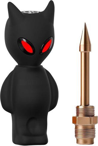 Mini Pen Battery in Equipped Cartoon Appearance Soldering Iron Multi-Function Design Rechargeable (black) in Kuwait