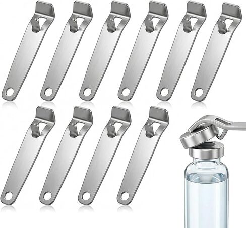 10 Pcs Vial Opener,Vial Decapper,Ampule Opener For Nurses,Vial Opener Tool Medical,Stainless Steel Mini Vial Opener,Pill Bottle Opener For Nurses Home Use Beer Soda Beverage Can Openers in Kuwait