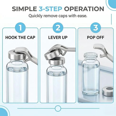10 Pcs Vial Opener,Vial Decapper,Ampule Opener For Nurses,Vial Opener Tool Medical,Stainless Steel Mini Vial Opener,Pill Bottle Opener For Nurses Home Use Beer Soda Beverage Can Openers in Kuwait