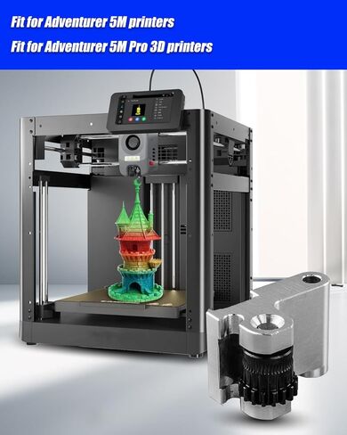 Ad5m Extruder Gear 3D Printer Accessories Fit for Adventurer 5M/ 5M Pro Printer Gear Kit, Integrated Shaft CNC Skeletonized Straight POM-Gears for Direct Drive AD5M Extruder Hotend in Kuwait