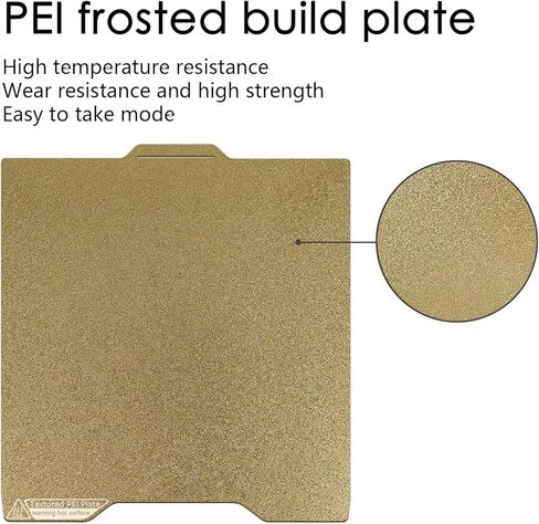 SPARKX i7 Build Plate Double Sided Textured Surface PEI and PEI Sheet for Creality SPARKX i7 301x267mm, 3D Printer Flexible Removable Spring Steel Plate Heated Bed Platform Mat in Kuwait
