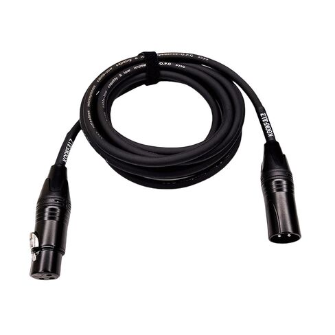 كابل XLR ذكر إلى أنثى بطول 10 أقدام - كابل ميكروفون موصلات مطلية بالذهب كابل صوت OFC لمكبرات الصوت وخلاطات الميكروفون in Kuwait