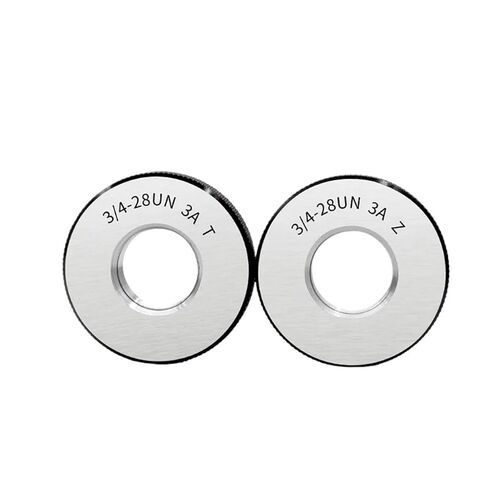 1SET(1*GO+1*NOGO) 3A Accuracy American Standard Metric Fine Thread Ring Gauge UNC UNF UNS Measure Tool(11I16-24UNEF T Z) in Kuwait