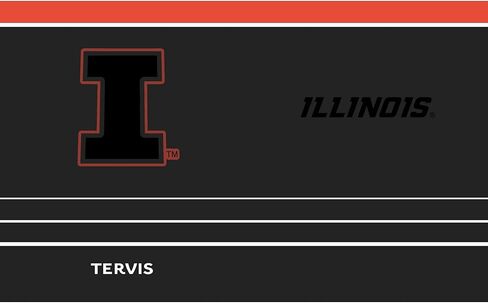 Tervis Traveler Illinois Fighting Illini - Night Game Triple Insulated Tumbler Travel Cup Keeps Drinks Cold & Hot, 20oz, Stainless Steel in Kuwait
