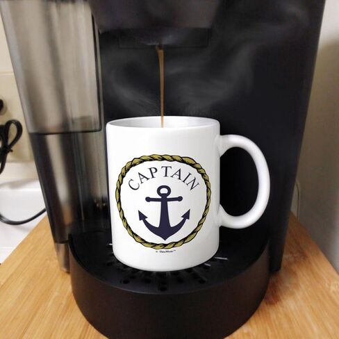 Captain and First Mate Couples Sailing Nautical Mug Bundle 2 Pack 11oz Ceramic Coffee Mugs Set in Saudi Arabia