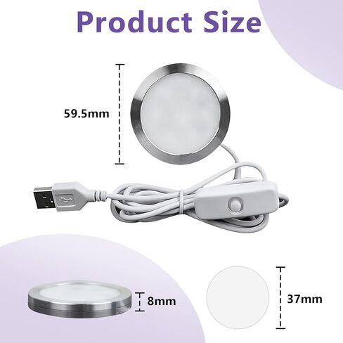 مجموعة مصابيح LED للتحكم عن بعد RGB مكونة من 6 قطع متوافقة مع طباعة Bambu Lab Makerworld/Anycubic/Makeronline، طقم مصابيح LED 16 لونًا 001 مع 5 فولت USB in Kuwait