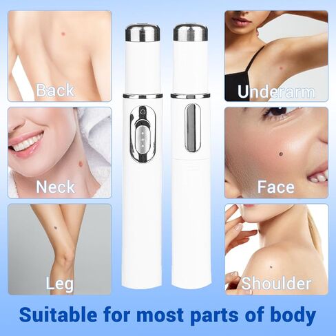 Dual-TROL Skin Tag Removal Kit, Best Remover Product for Skin Tags and Warts, Portable and Rechargeable Tools to Use at Home-M in Saudi Arabia